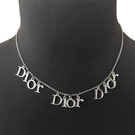 dior tattoo necklace|christian Dior necklace for sale.